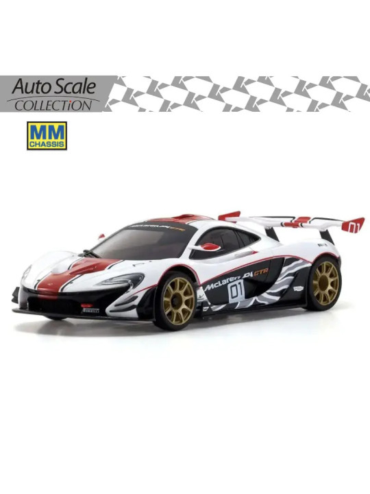 KYOSHO AUTOSCALE MINI-Z MCLAREN P1 GTR WHITE/RED (W-MM) MZP253WR