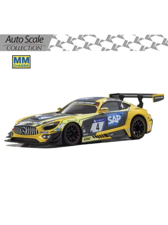KYOSHO AUTOSCALE MINI-Z MERCEDES AMG GT3 NO.4 NURBURGRING 2018 (W-MM) MZP254YBK
