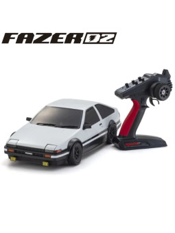 KYOSHO FAZER D2 TOYOTA SPRINTER TRUENO AE86 WHITE 1:10 DRIFT READYSET 34501