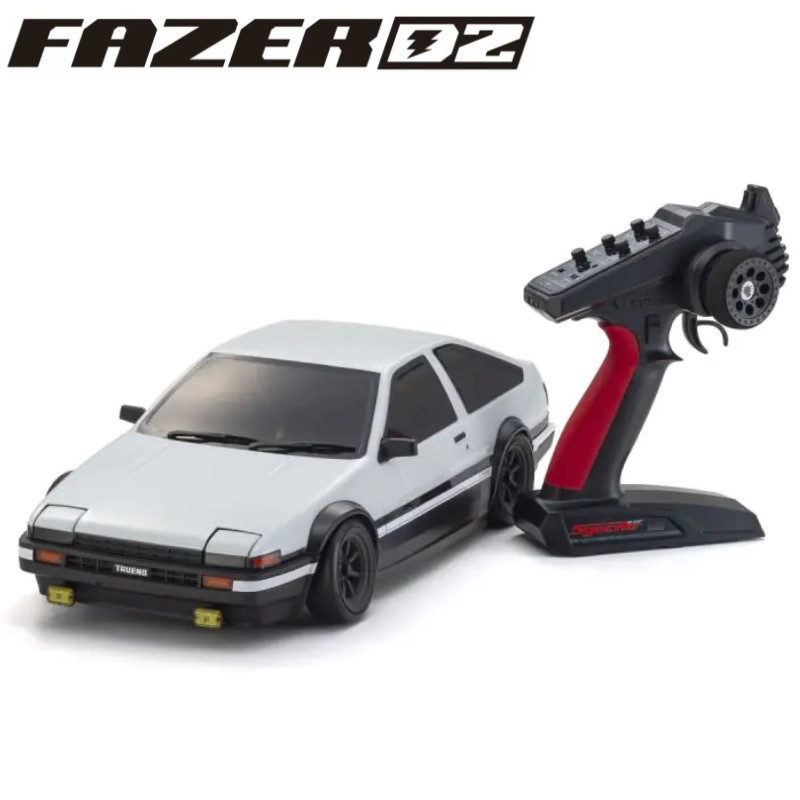 KYOSHO FAZER D2 TOYOTA SPRINTER TRUENO AE86 WHITE 1:10 DRIFT READYSET 34501