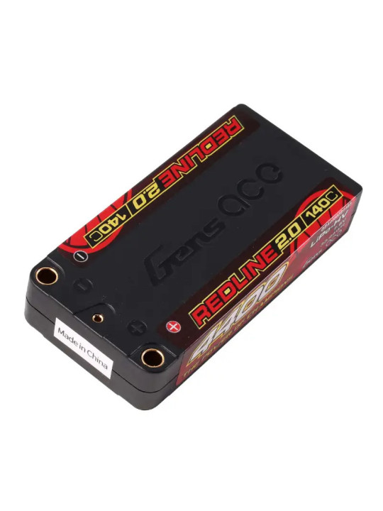 GENSACE REDLINE BATTERY 2.0 SHORTY 2S HV 7.6V-140C-4400 GEA44002S14S5