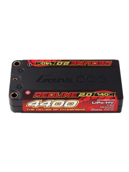 GENSACE REDLINE BATTERY 2.0 SHORTY 2S HV 7.6V-140C-4400 GEA44002S14S5