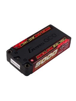 GENSACE REDLINE BATTERY 2.0 SHORTY 2S HV 7.6V-140C-5000 GEA50002S14S5
