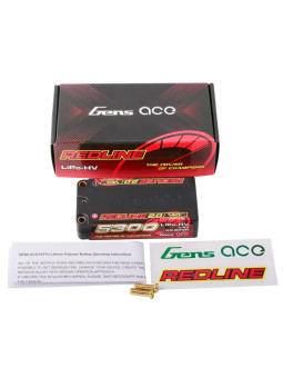 GENSACE REDLINE BATTERY 2.0 SHORTY 2S HV 7.6V-140C-5300 GEA53002S14D5