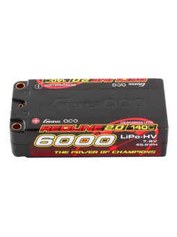 GENSACE REDLINE BATTERIE 2.0 SHORTY 2S HV 7.6V-140C-6000 GEA60002S14D5