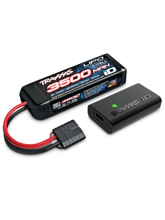 TRAXXAS MINI XRT VXL-3S USB AVEC ACCUS / CHARGEUR USB TQi 2.4 GHZ RTR 108076-1