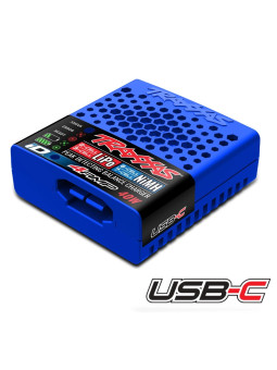 TRAXXAS CHARGER EZ-PEAK USB-C 40W NIMH/LIPO WITH ID AUTO BATTERY IDENTIFICATION 2985