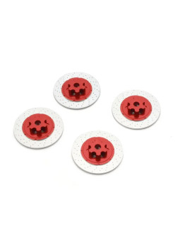 KYOSHO MOYEUX DE ROUE (DISQUES DE FREINS) FAZER FZD2 (4) - ALU FAW307