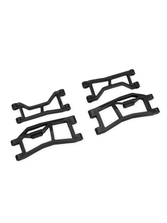 TRAXXAS TRIANGLES DE SUSPENSION ARR SUP ET INF WIDEMAXX NOIR MINI MAXX/XRT 10727-BLK