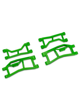 TRAXXAS TRIANGLES DE SUSPENSION ARR SUP ET INF WIDEMAXX VERT MINI MAXX/XRT 10727-GRN