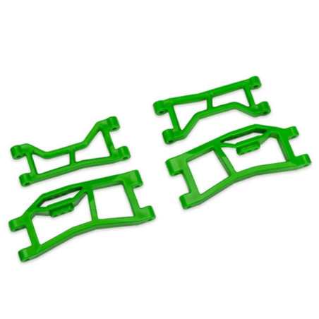 TRAXXAS TRIANGLES DE SUSPENSION ARR SUP ET INF WIDEMAXX VERT MINI MAXX/XRT 10727-GRN