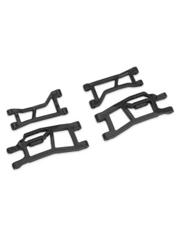 TRAXXAS TRIANGLES DE SUSPENSION AVANT SUP ET INF WIDEMAXX NOIR MINI MAXX/XRT 10725-BLK