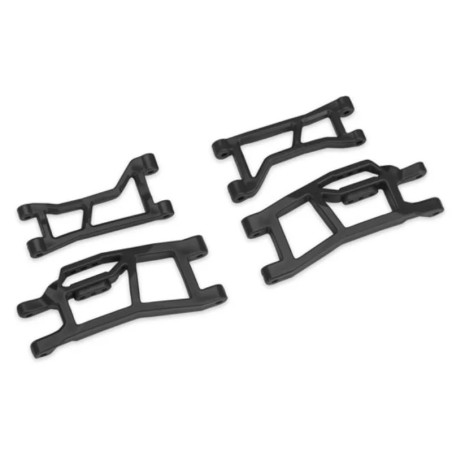 TRAXXAS SUSPENSION ARMS FRONT BLACK WIDEMAXX MINI MAXX/XRT 10725-BLK
