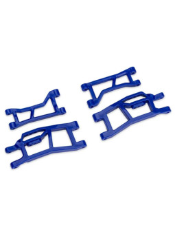 TRAXXAS TRIANGLES DE SUSPENSION AVANT SUP ET INF WIDEMAXX BLEU MINI MAXX/XRT 10725-BLUE