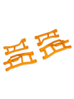 TRAXXAS TRIANGLES DE SUSPENSION AVANT SUP ET INF WIDEMAXX ORANGE MINI MAXX/XRT 10725-ORNG