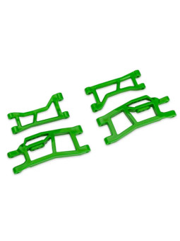 TRAXXAS TRIANGLES DE SUSPENSION AVANT SUP ET INF WIDEMAXX VERT MINI MAXX/XRT 10725-GRN