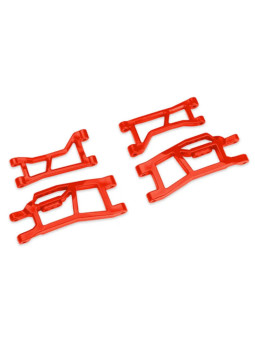 TRAXXAS TRIANGLES DE SUSPENSION AVANT SUP ET INF WIDEMAXX ROUGE MINI MAXX/XRT 10725-RED