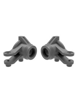 TRAXXAS STEERING BLOCKS LEFT & RIGHT (GRAY) MINI MAXX/XRT 10736-GRAY
