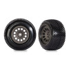 TRAXXAS TIRES & WHEELS ASSEMBLED CHARCOAL GRAY WHEELS RESPONSE PRO TIRES 10774-GRAY