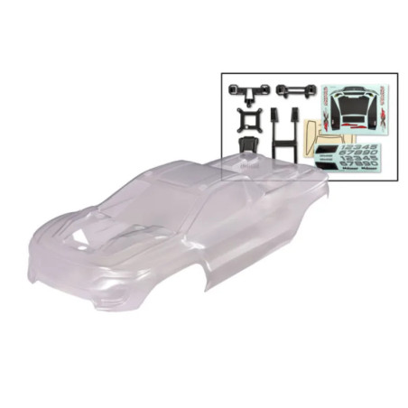 TRAXXAS CARROSSERIE TRANSPARENTE MINI XRT + ACCESSOIRES 10712