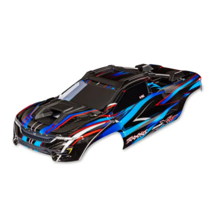 TRAXXAS BODY MINI XRT COMPLETE (BLUE) (PAINTED DECALS APPLIED) 10712-BLUE