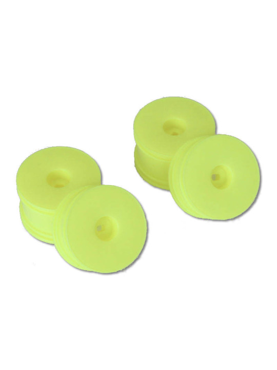 KYOSHO MINI-Z BUGGY WHEEL SET (MP9) (4) - YELLOW MBH002KY