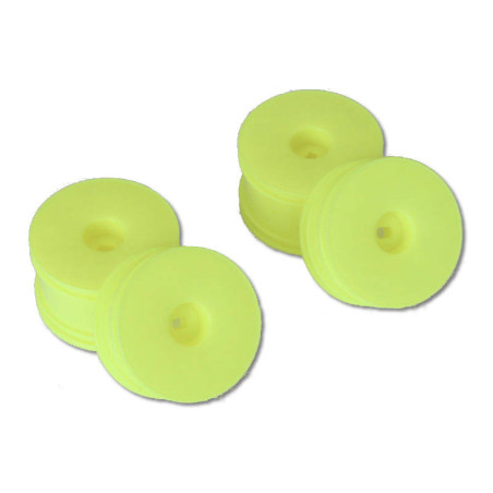 KYOSHO MINI-Z BUGGY WHEEL SET (MP9) (4) - YELLOW MBH002KY