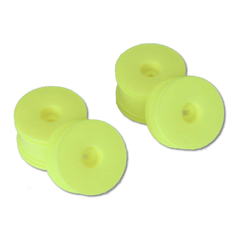 KYOSHO MINI-Z BUGGY WHEEL SET (MP9) (4) - YELLOW MBH002KY