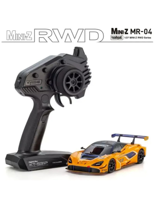 KYOSHO MINI-Z MR04 RWD MCLAREN 720S GT3 ORANGE N°03 (W-MM/KT531P) 32364OR