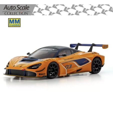 KYOSHO AUTOSCALE MINI-Z MCLAREN 720S GT3 ORANGE N°03 (W-MM) MZP255OR