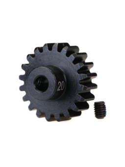 TRAXXAS PIGNON MOTEUR ACIER 20 DTS RENFORCE – 32 PITCH – 3MM 3950X