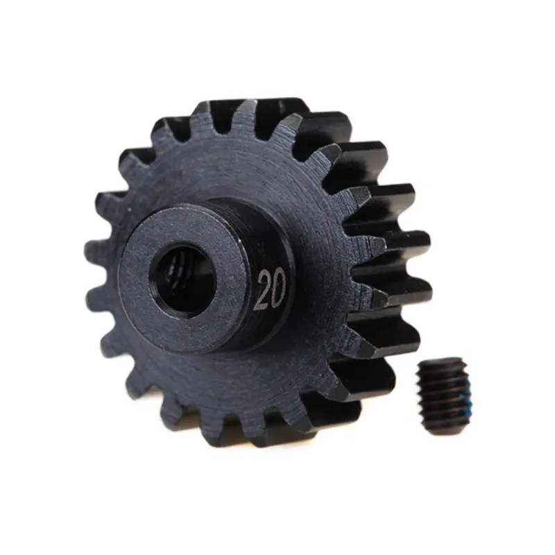 TRAXXAS PIGNON MOTEUR ACIER 20 DTS RENFORCE – 32 PITCH – 3MM 3950X