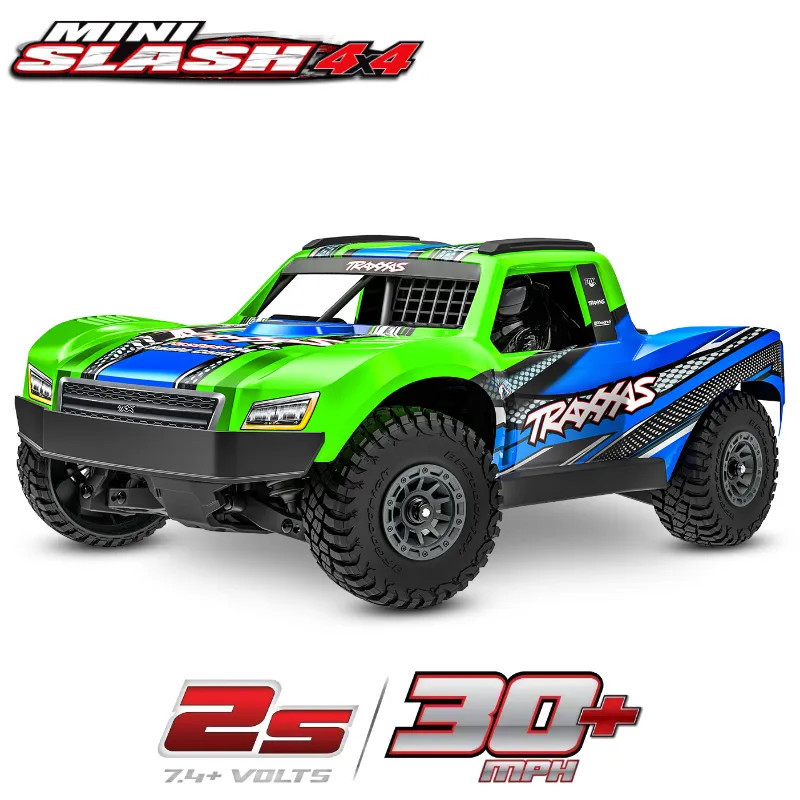 TRAXXAS MINI SLASH BL-2S W/BATTERY / CHARGER USB TQ 2.4 GHZ RTR 108164-1