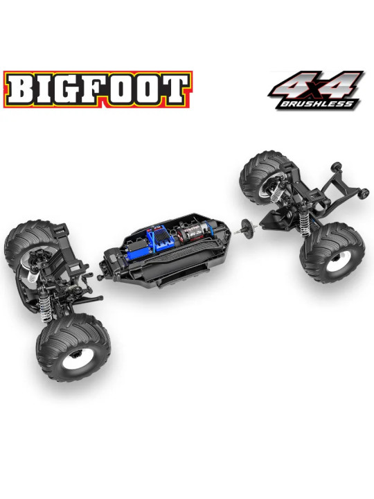 TRAXXAS MONSTER TRUCK BIGFOOT 50TH ANNIVERSARY 1/10 4x4 BL-2S RTR 67134-1-5OTH