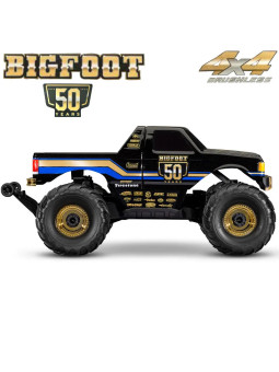 TRAXXAS MONSTER TRUCK BIGFOOT 50TH ANNIVERSARY 1/10 4x4 BL-2S RTR 67134-1-5OTH