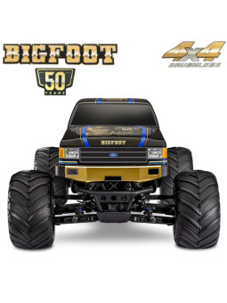 TRAXXAS MONSTER TRUCK BIGFOOT 50TH ANNIVERSARY 1/10 4x4 BL-2S RTR 67134-1-5OTH