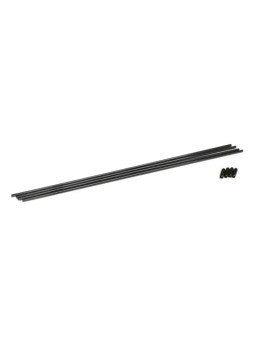 KYOSHO ANTENNA TUBES FOR RX (4) BLACK 1708B