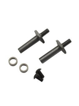 KYOSHO STEEL FRONT WHEEL SHAFT RB5 SP2 WC-RB7 (2) UM569