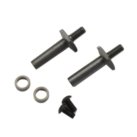 KYOSHO STEEL FRONT WHEEL SHAFT RB5 SP2 WC-RB7 (2) UM569