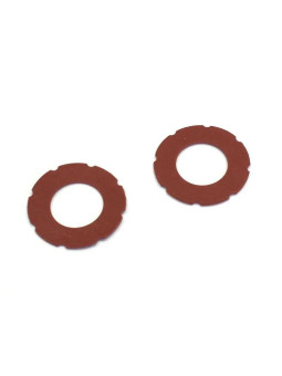 KYOSHO RONDELLES DE SLIPPER ZX5 FS2 SP / RB5 SP2 WC (2) ROUGE UM571