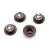 KYOSHO ECROUS DE ROUE BORGNES INFERNO 1/8 (4) GUN METAL IFW649GM