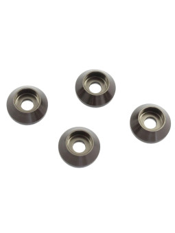 KYOSHO HEAD WASHER 3MM GUN METAL (4) W0148GM