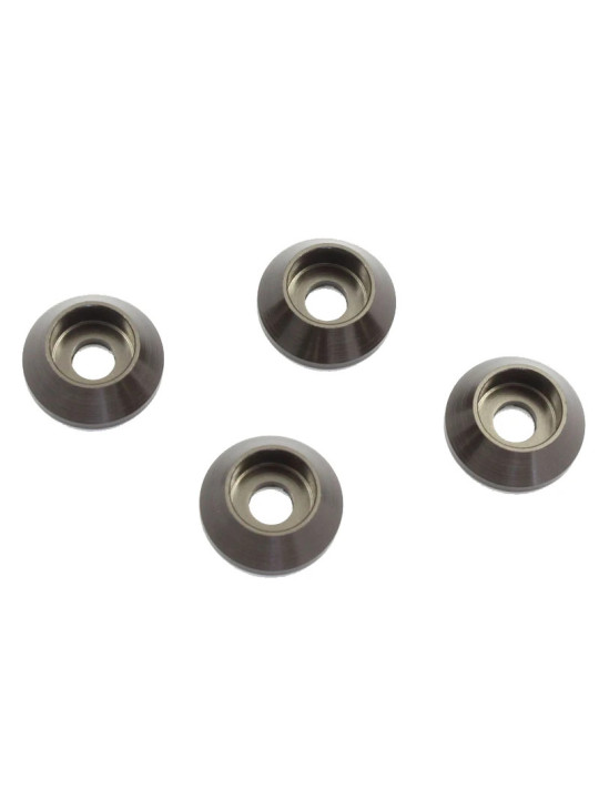 KYOSHO HEAD WASHER 3MM GUN METAL (4) W0148GM