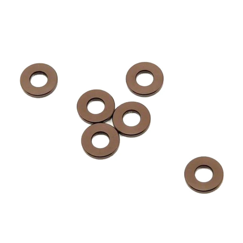 KYOSHO RONDELLES ANODISEES 3X7X1MM (6) - GUN METAL W0145GM