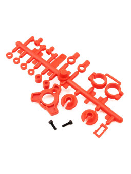KYOSHO PIECES PLASTIQUE D'AMORTISSEURS OPTIMA - ROUGE OT210R