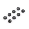 KYOSHO MINI-Z M2 NYLON COLOR ALU WHEEL NUT (8) BLACK MZW128BK