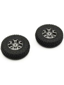 KYOSHO PREMOUNTED TIRE/WHEEL (2PCS) SUZUKI JIMNY MINI-Z 4X4 MX01 MXTH002B