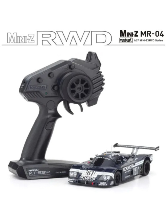 KYOSHO MINI-Z MR04 RWD SAUBER MERCEDES C9 LM 1987 NO.61 (W-LM/KT531P) 32362KR