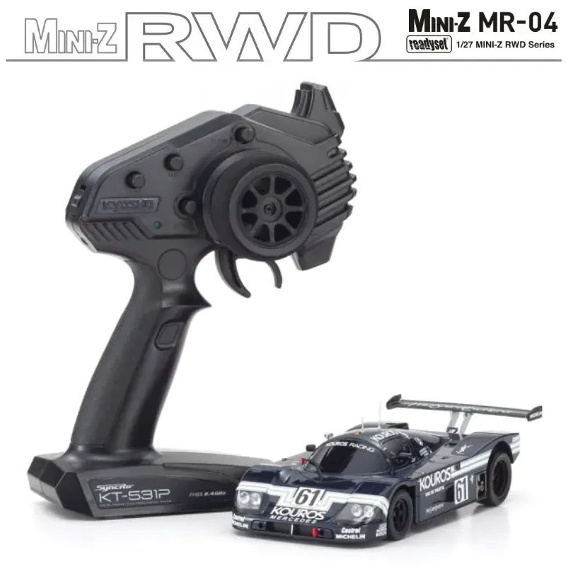 KYOSHO MINI-Z MR04 RWD SAUBER MERCEDES C9 LM 1987 NO.61 (W-LM/KT531P) 32362KR
