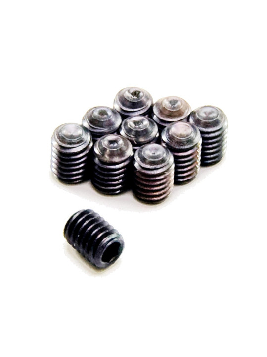 KYOSHO METALLIC HEADLESS SET SCREWS M3X4MM (10) 1-S53004